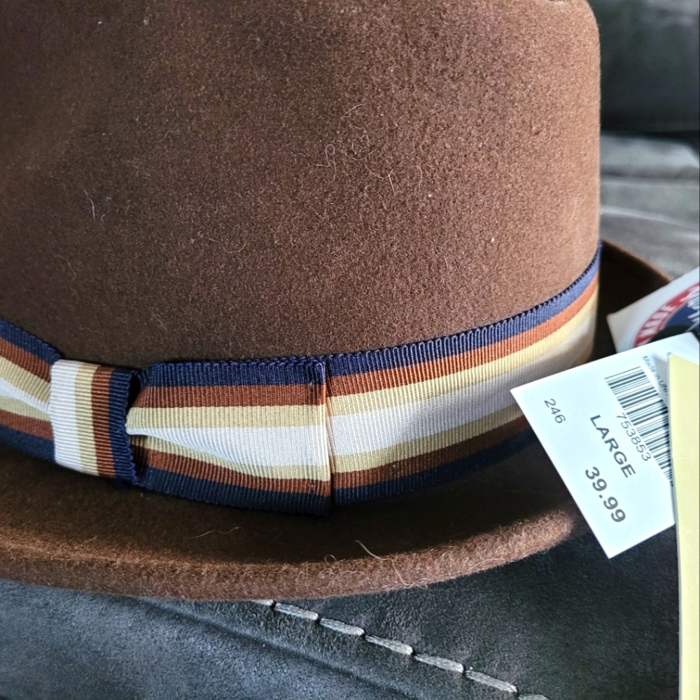 100% Wool Fedora